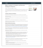 Gartner 2020 Analytics & BI Magic Quadrant Report